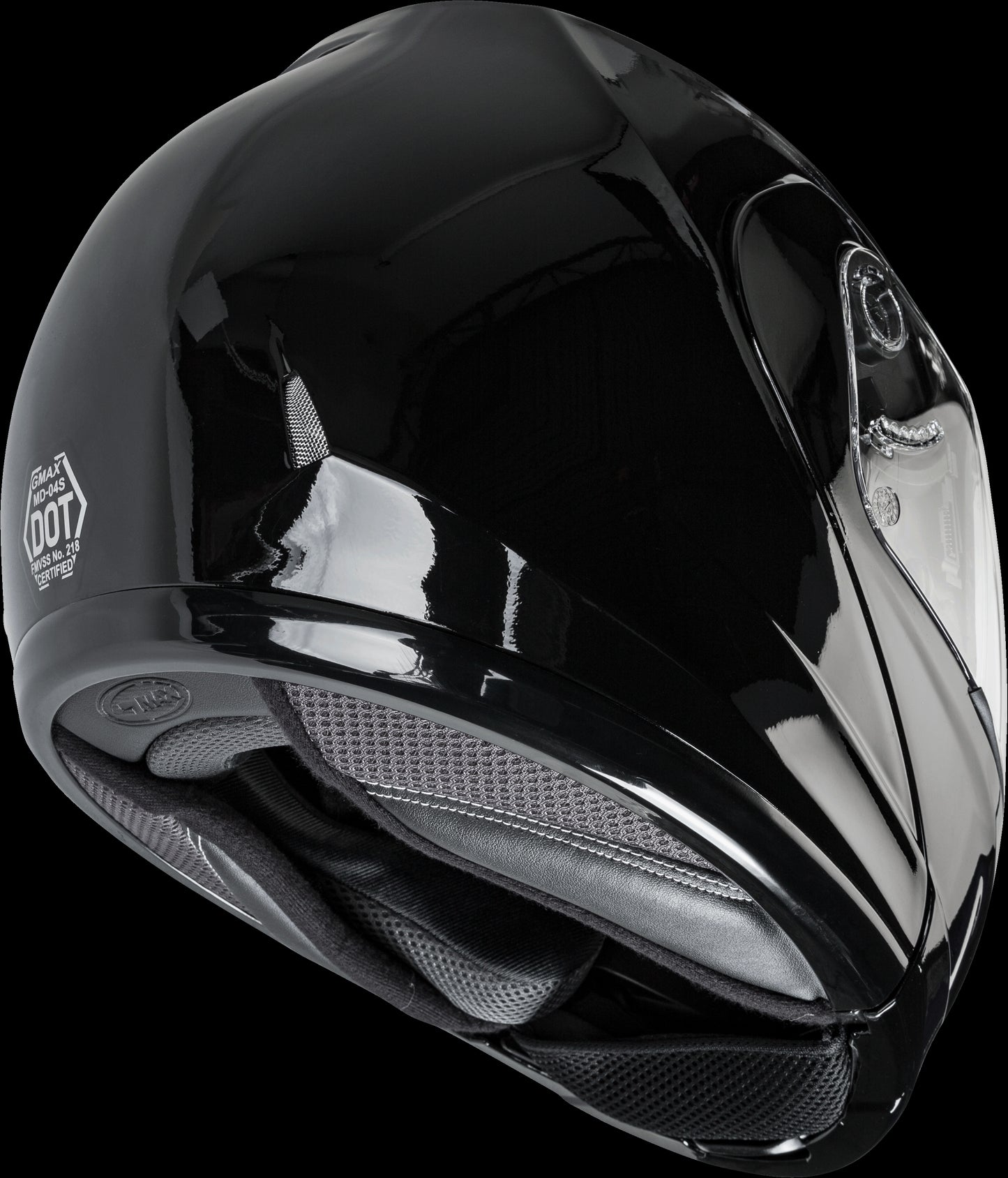 GMAX MD-04 Modular Motorycle Helmet (Black)