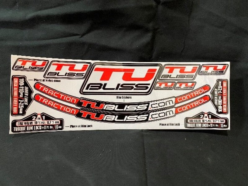 Nuetech TUbliss Sticker Kit