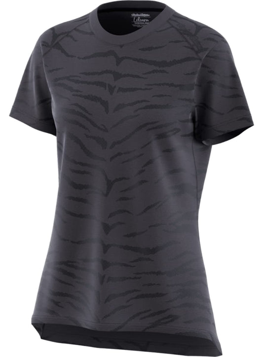 Troy Lee Designs Lilium Short-Sleeve Jersey - Women's Tiger Jacquard Black, XL