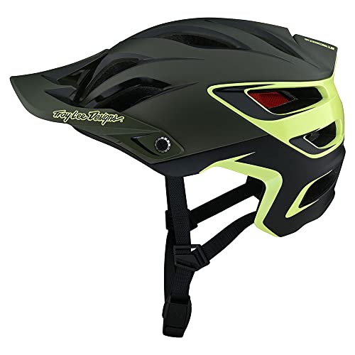 Troy Lee Designs A3 Uno Half Shell Mountain Bike Helmet W/MIPS  (Glass Green)