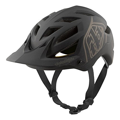 Troy Lee Designs Adult Half Shell | Cycling | All Mountain | Mountain Bike A1 Classic Helmet W/MIPS (Black)