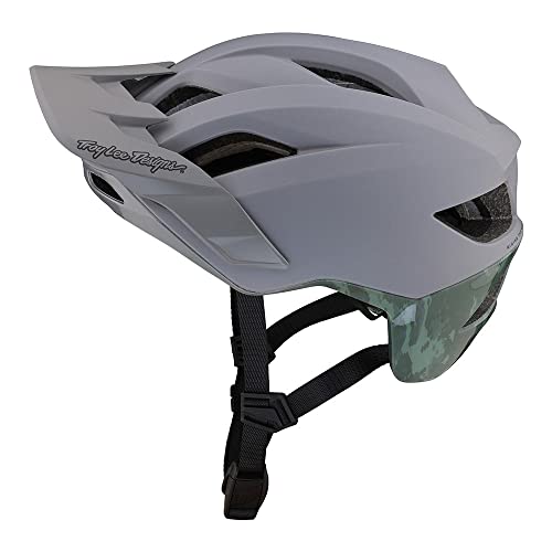 Troy Lee Designs Flowline SE Mountain Bike Helmet (Radian Camo-Gray/Army Green)