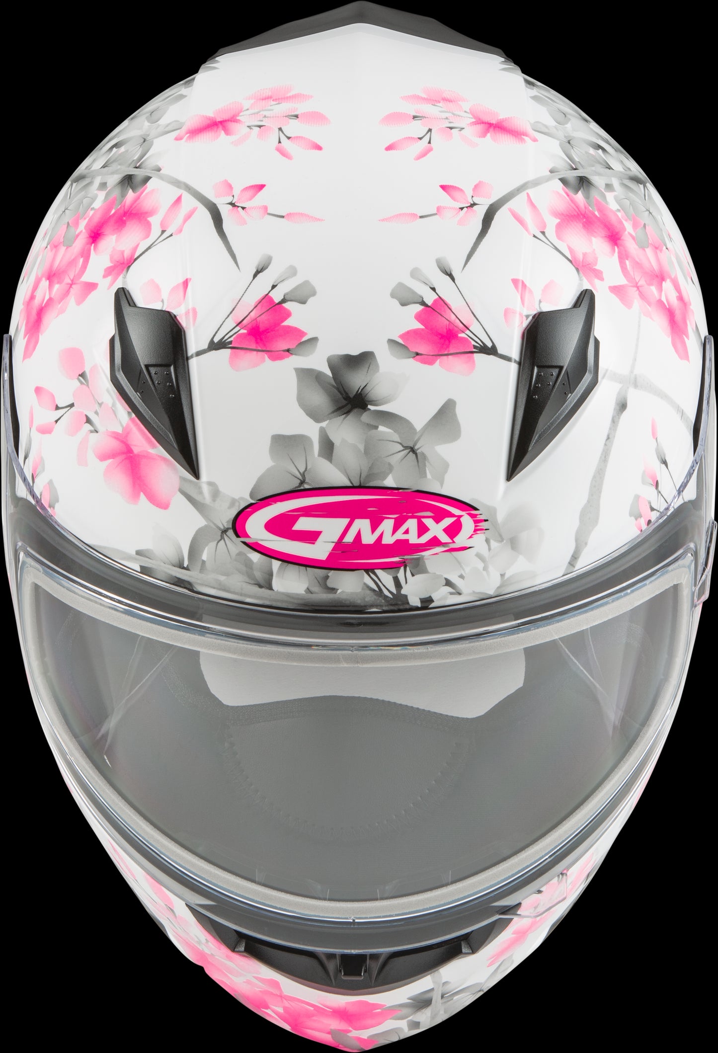 GMAX FF-49S Blossom Snow Helmet (White/Pink/Grey) - XL