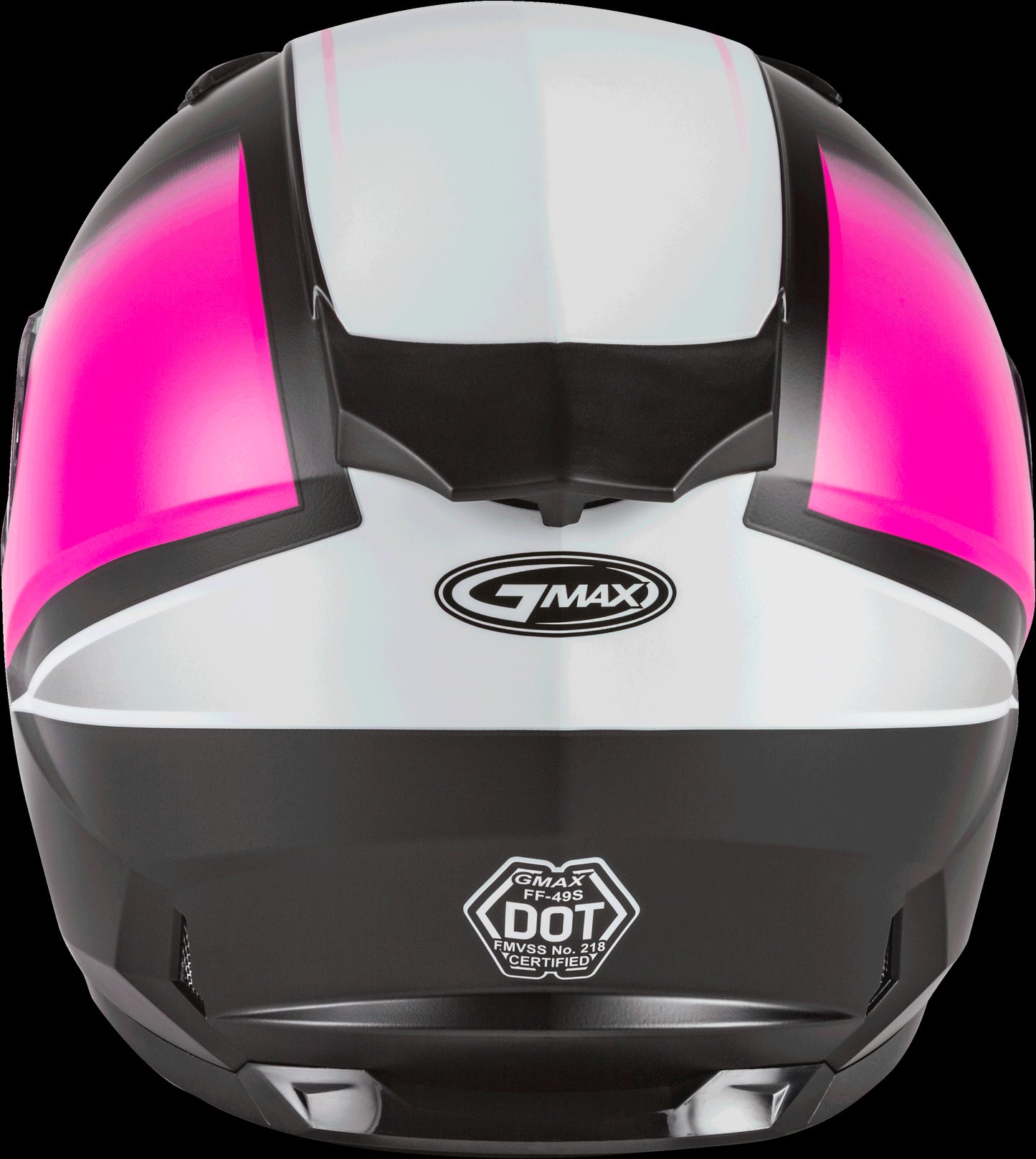 GMAX FF-49S Hail Snow Helmet (Matte Black/Pink/White)