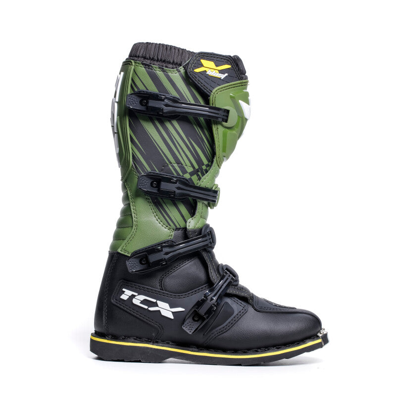 TCX X-Blast Boot Black/Green/Yellow Size - 42