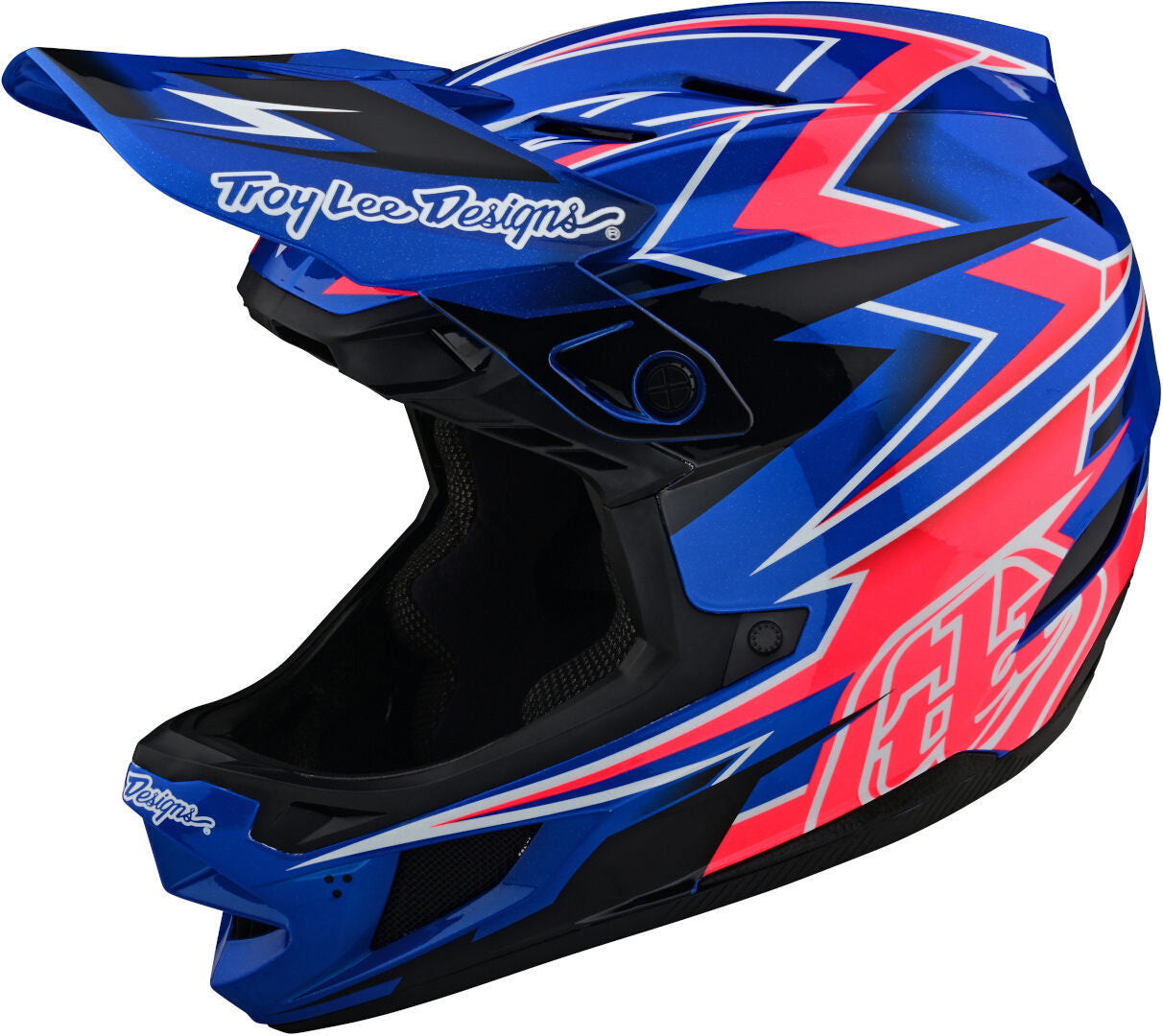 Troy Lee Designs D4 Composite Full Face Mountain Bike Helmet (Volt Blue)