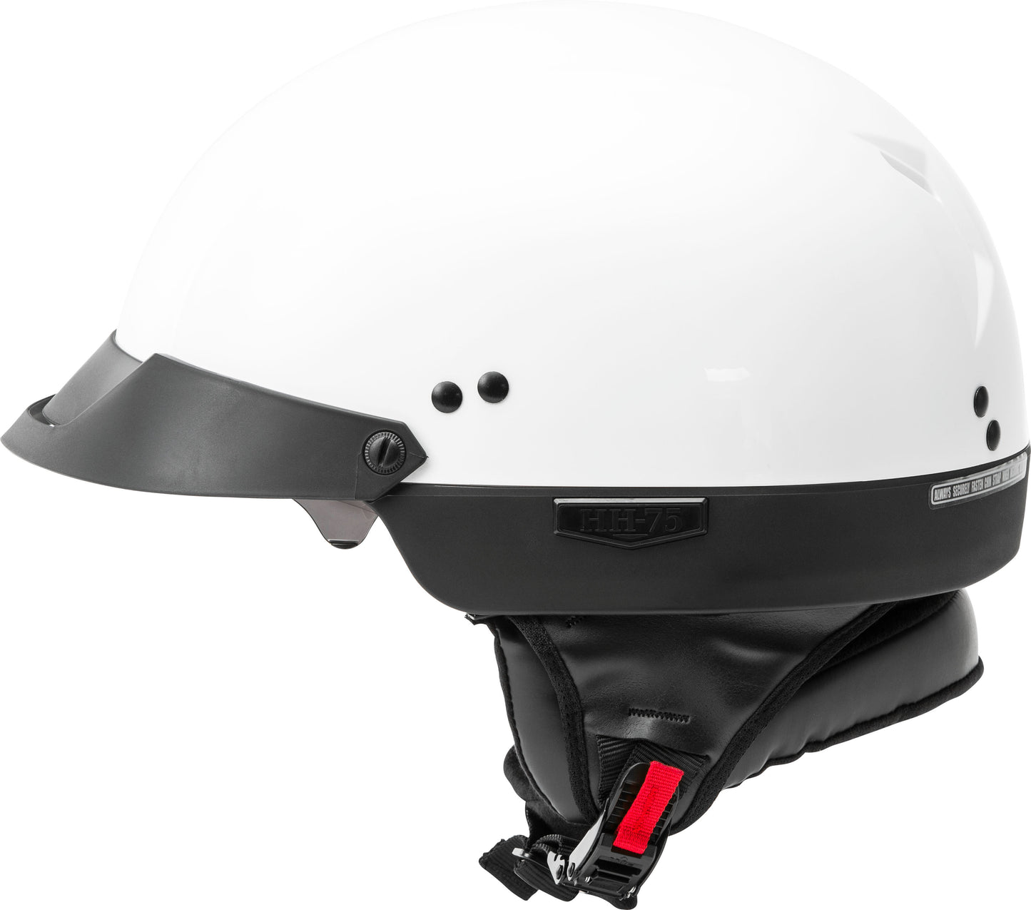 GMAX HH-75 Half Helmet (White)