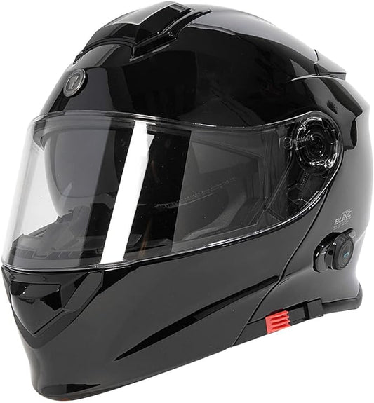 TORC T28B Bluetooth Integrated Motorcycle Helmet (Gloss Black)