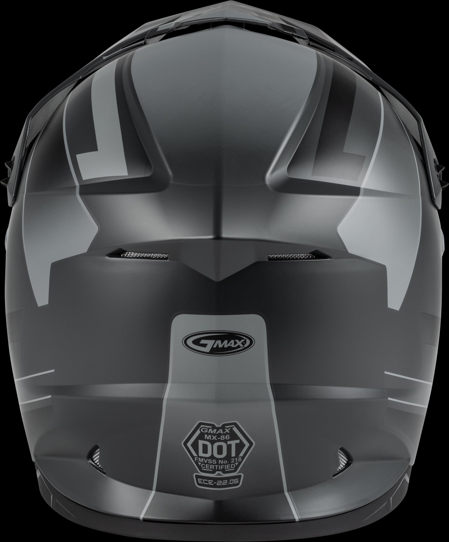 GMAX MX-86 Fame MX Helmet (Matte Dark Grey/Black) - XXL