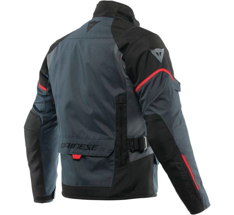 Dainese Tempest 3 D Dry Jacket - Ebony/Black/Lava Red - Part Number: dai201654642-80E-54