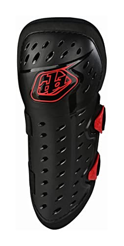 Troy Lee Designs Youth Rogue Off-Road Dirt Bike MTB Downhill Knee Shin Guard (Black, One Size)