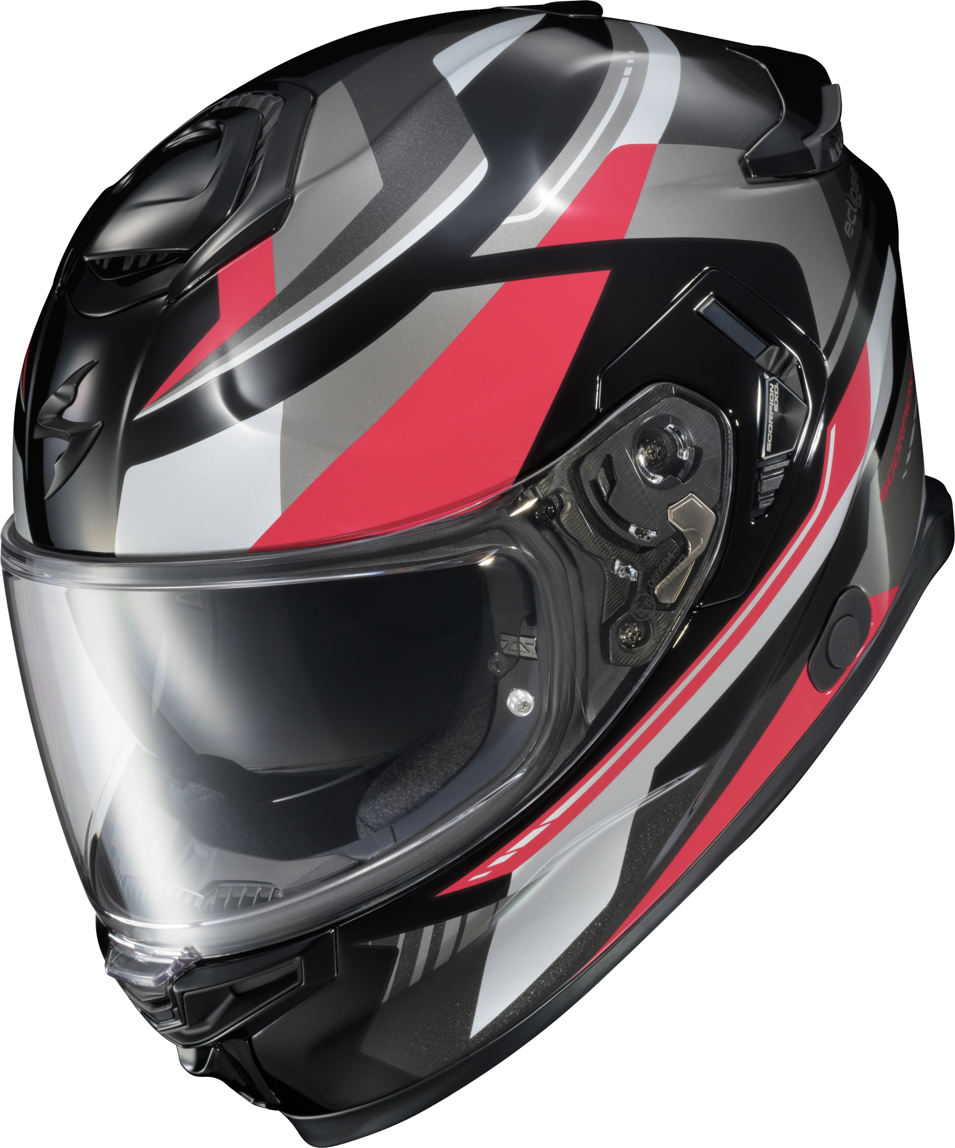 Scorpion EXO Eclipse Full Face Helmet ECL-1136 Lunar Red/White/Black XL