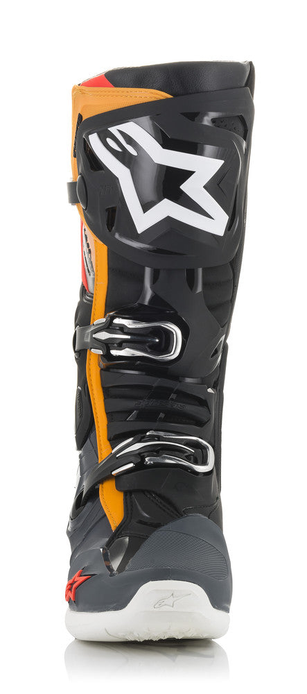 Alpinestars Tech 10 Boots (Black/Gray/Orange) Size 7