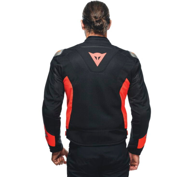 Dainese Energyca Air Tex Jacket Black/Fluorescent-Red - Size 52