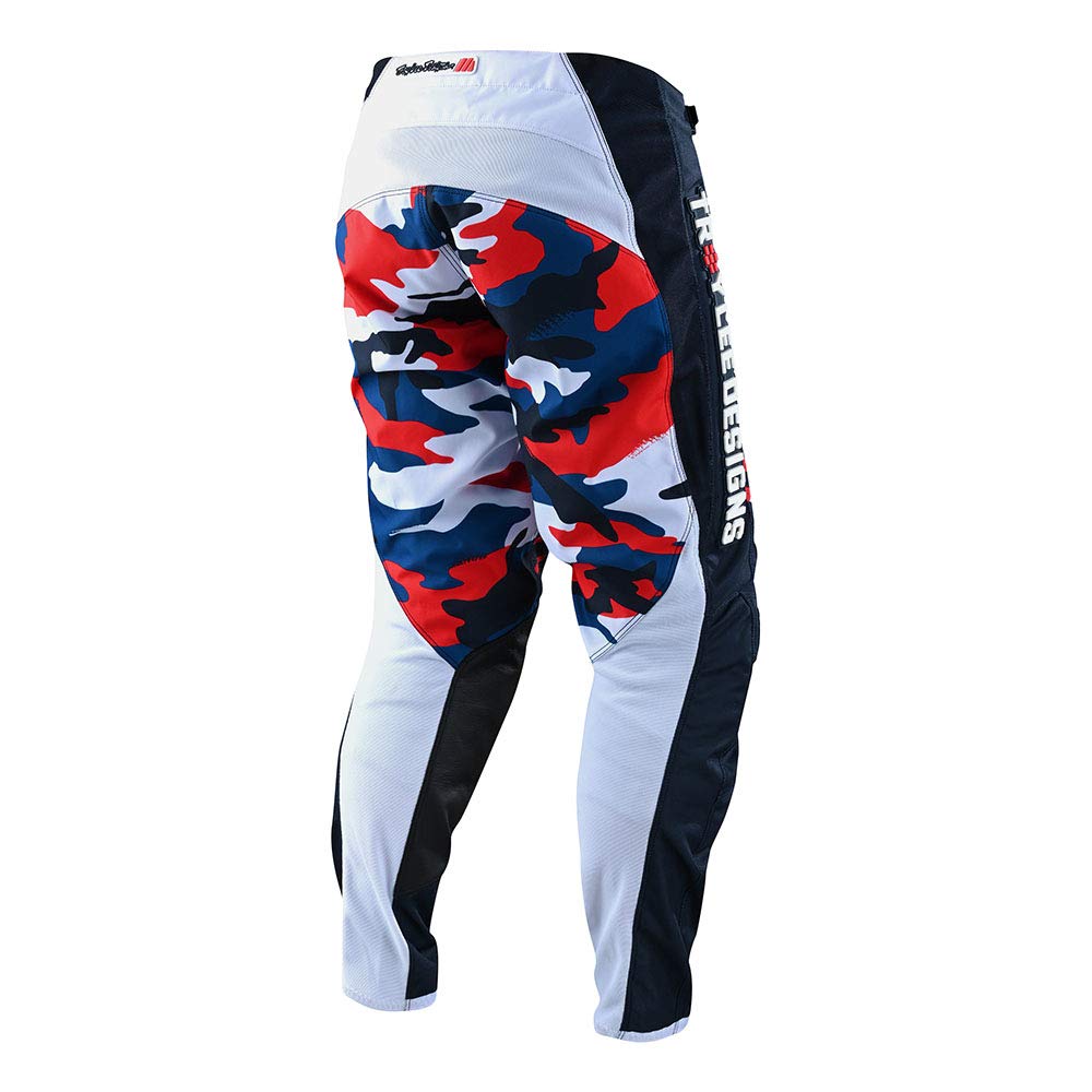 Troy Lee Designs Mens | Off-Road | Motocross | GP Pant Formula Camo (Navy/Red, 28)