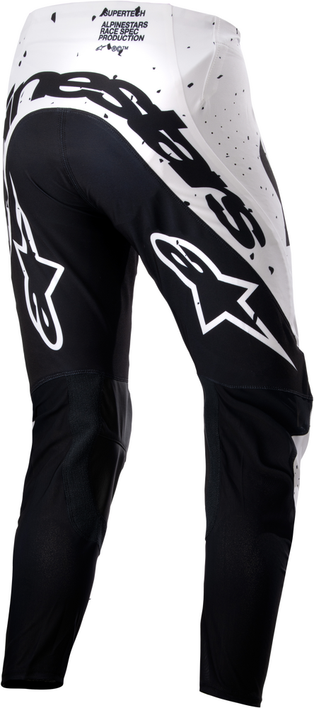 Alpinestars Men's Supertech Spek MX Pants (White/Black) Size 40