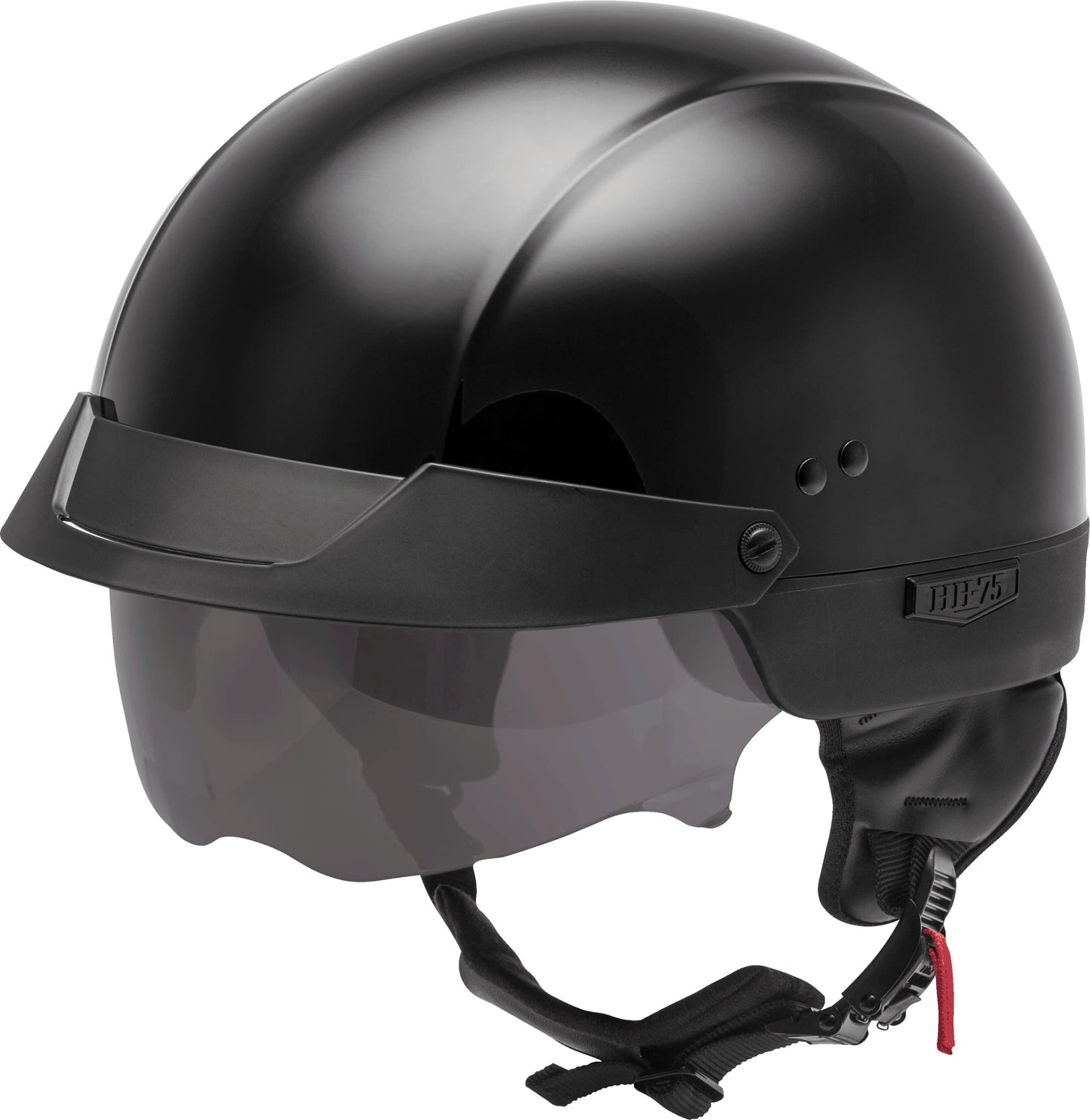 GMAX HH-75 Half Helmet (Black)