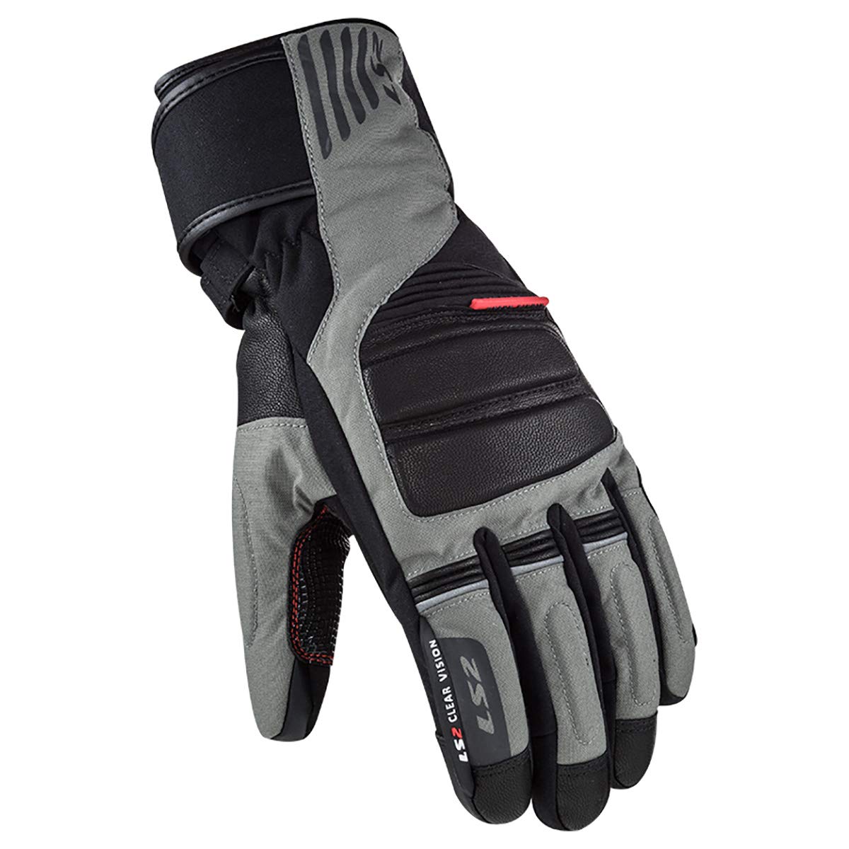 LS2 Helmets Frost Glove (Black/Gray)