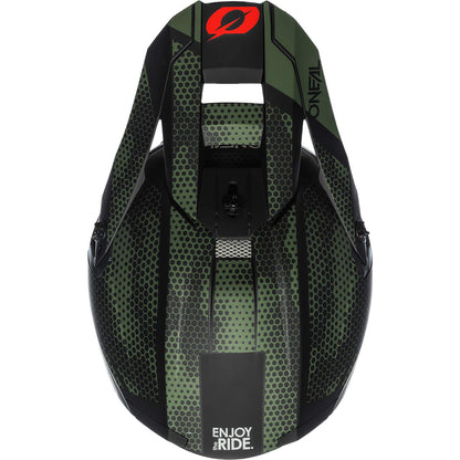 O'Neal 5 SRS Covert Helmet (Black/Green) - XS