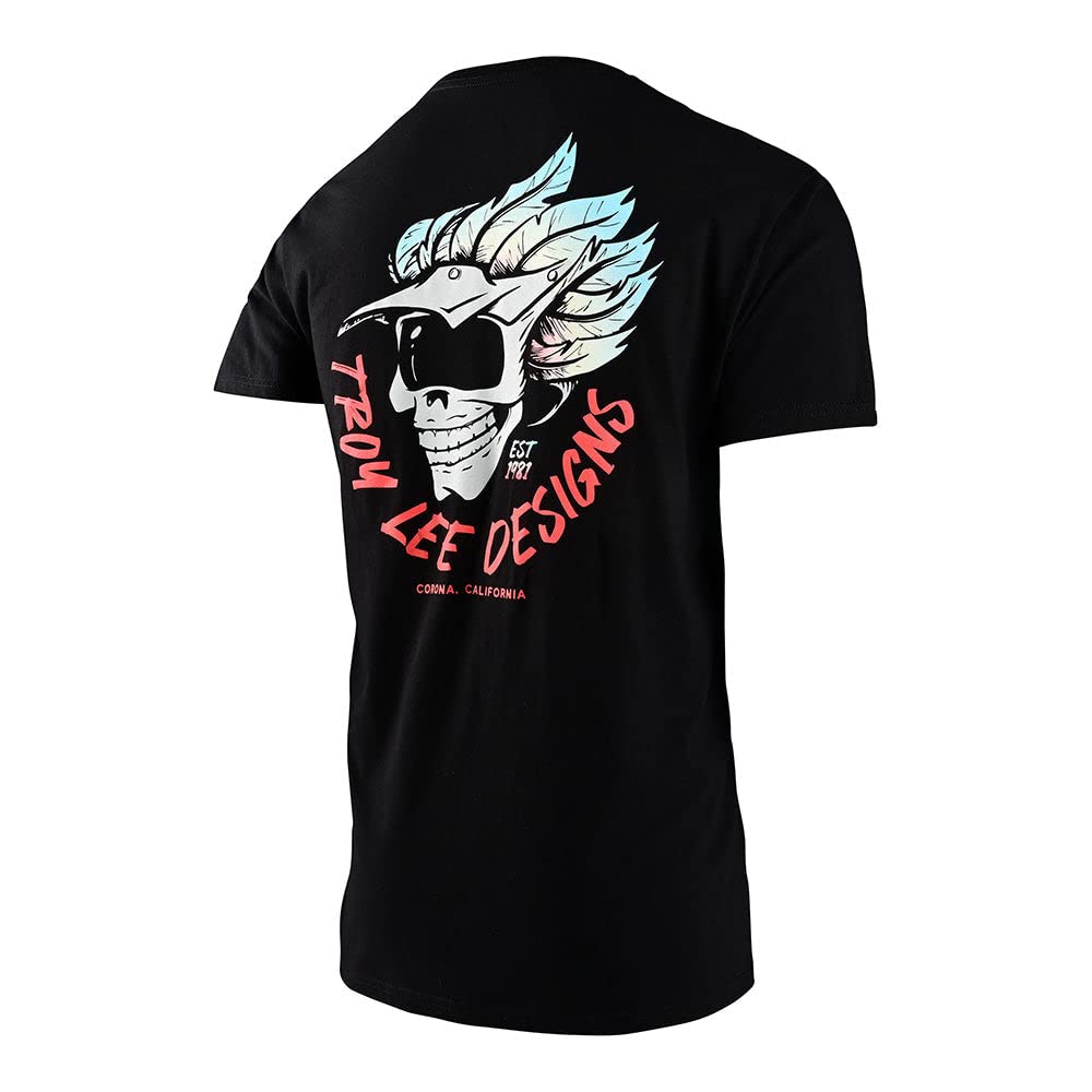 Troy Lee Designs Feathers T-Shirt (Black) - Small