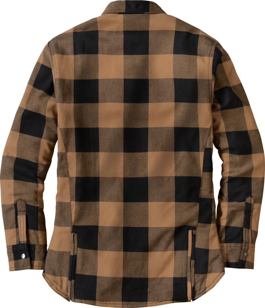 ScorpionEXO Covert Women's Flannel Motorcycle Shirt (Sand) - XS