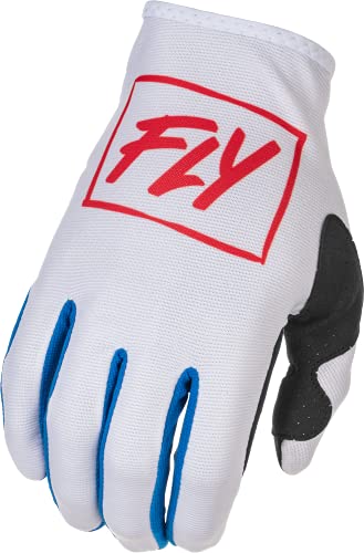 FLY Racing Adult Lite Gloves (Red/White/Blue) - 3XL