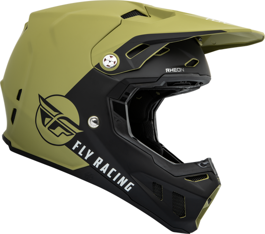 Fly Racing Formula CC Driver Helmet (Matte Olive Green / Black)