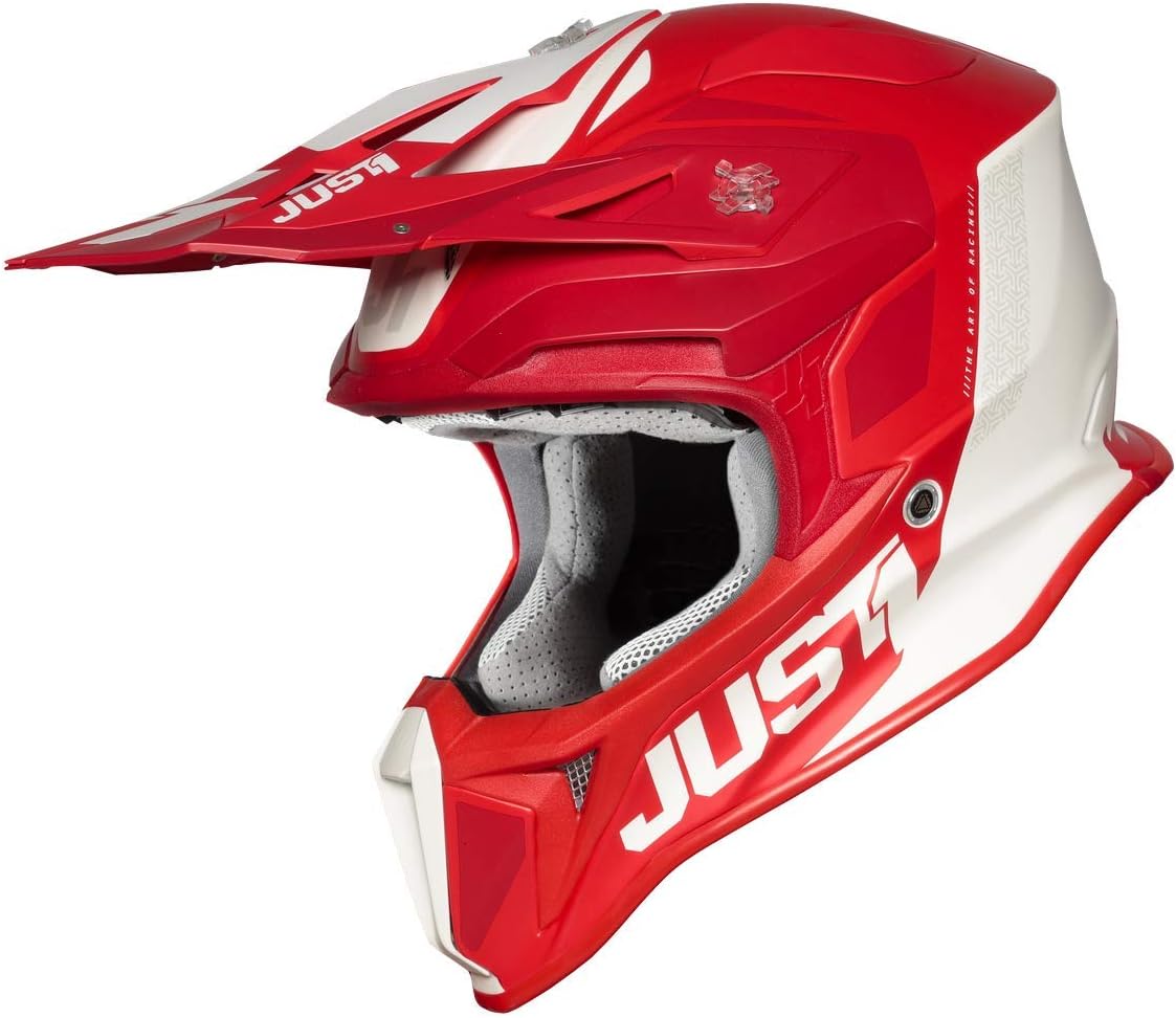 JUST 1 J18 Fiberglass Shell MX Off-Road Motocross Motorcycle Helmet