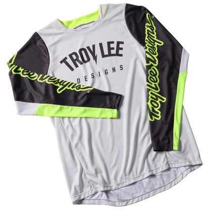 Troy Lee Designs GP Pro Boltz Jersey (Fog/Flo Yellow) - 2XL