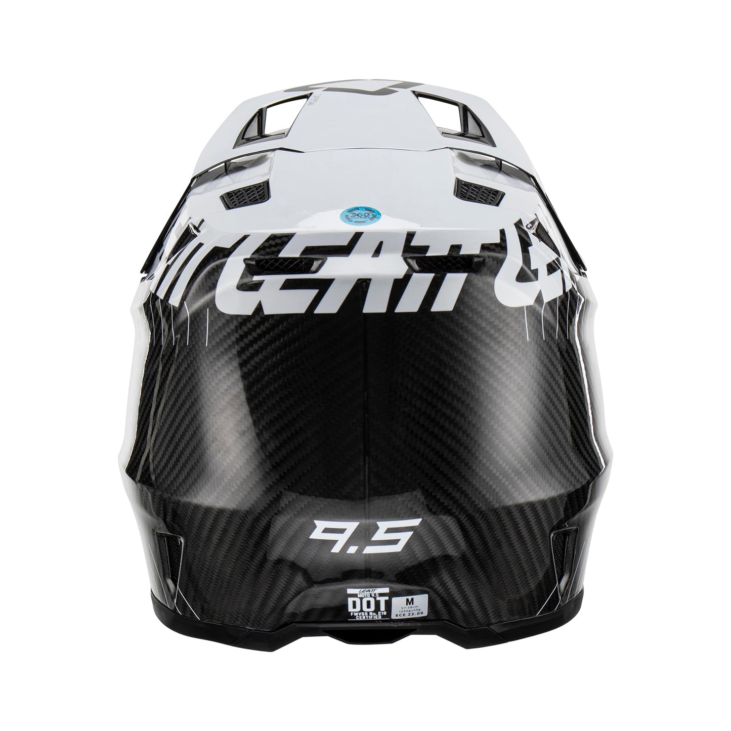 Leatt 9.5 V23 Moto Helmet Kit (White) - Small