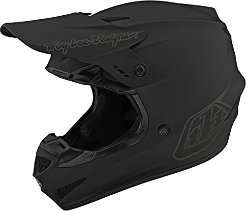 Troy Lee Designs GP Mono Youth Motocross Helmet (Black)