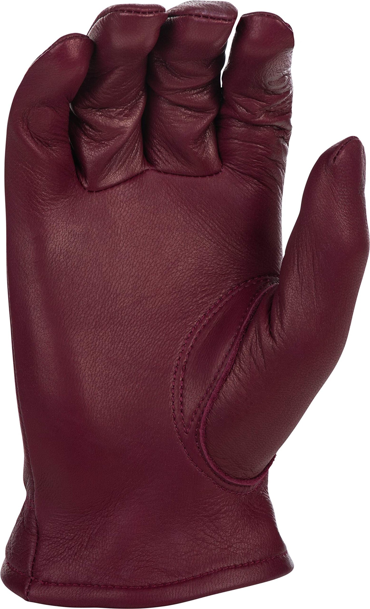 Highway 21 Louie Leather Motorcycle Gloves (Oxblood)