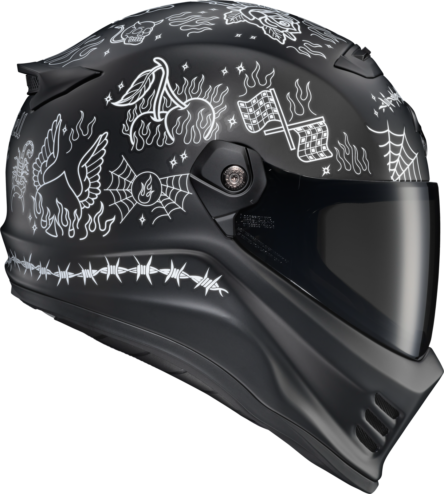 Covert Fx Full Face Helmet The Litas 2 Black Sm