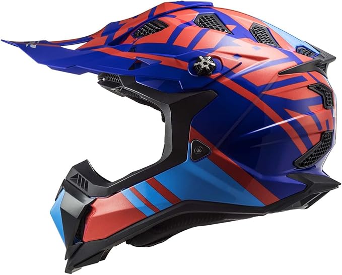 LS2 MX-Off Road Subverter Evo Gammax Helmet (Gloss Red Blue)