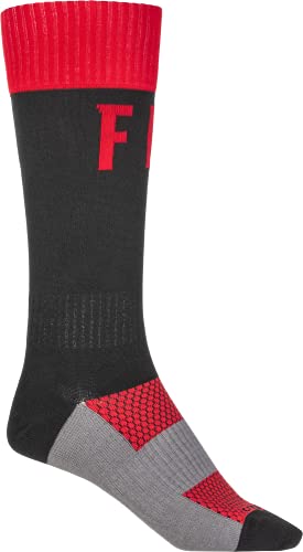 Fly Racing MX Pro Riding Socks (Red/Black) - Small/Medium