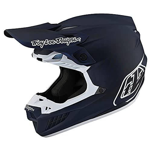 Troy Lee Designs SE5 Carbon Adult Motocross Dirt Bike Helmet W/MIPS (Navy)