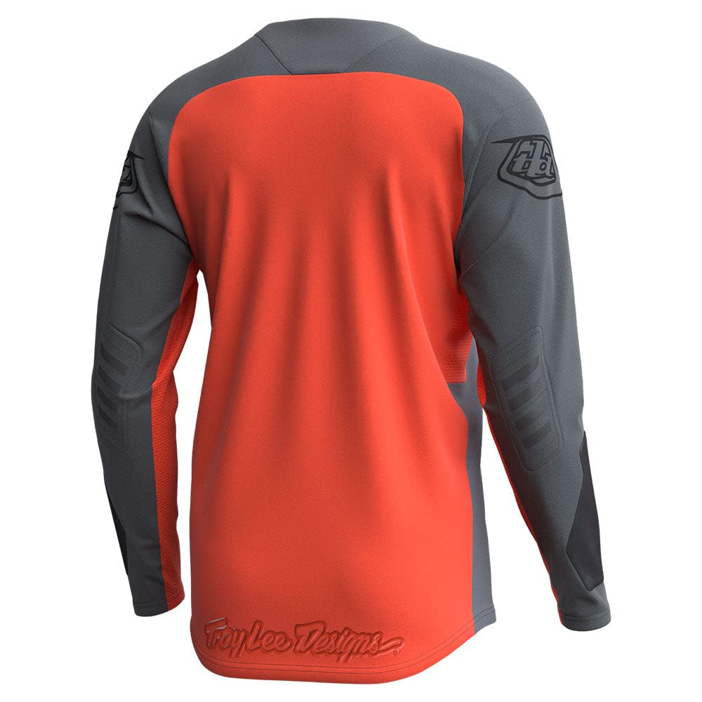 Troy Lee Designs Offroad Motocross Dirt Bike ATV Motorcycle Powersports Racing Jersey Shirt for Men, Scout GP (Recon Neon Orange/Gray, XS)