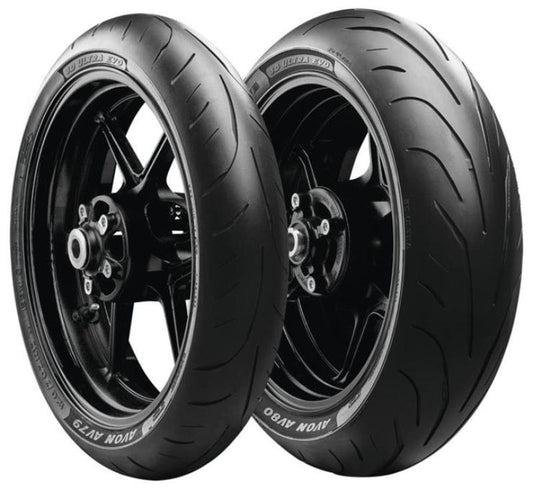 Avon 3D Ultra Evo AV80 Tire - 180/55ZR17