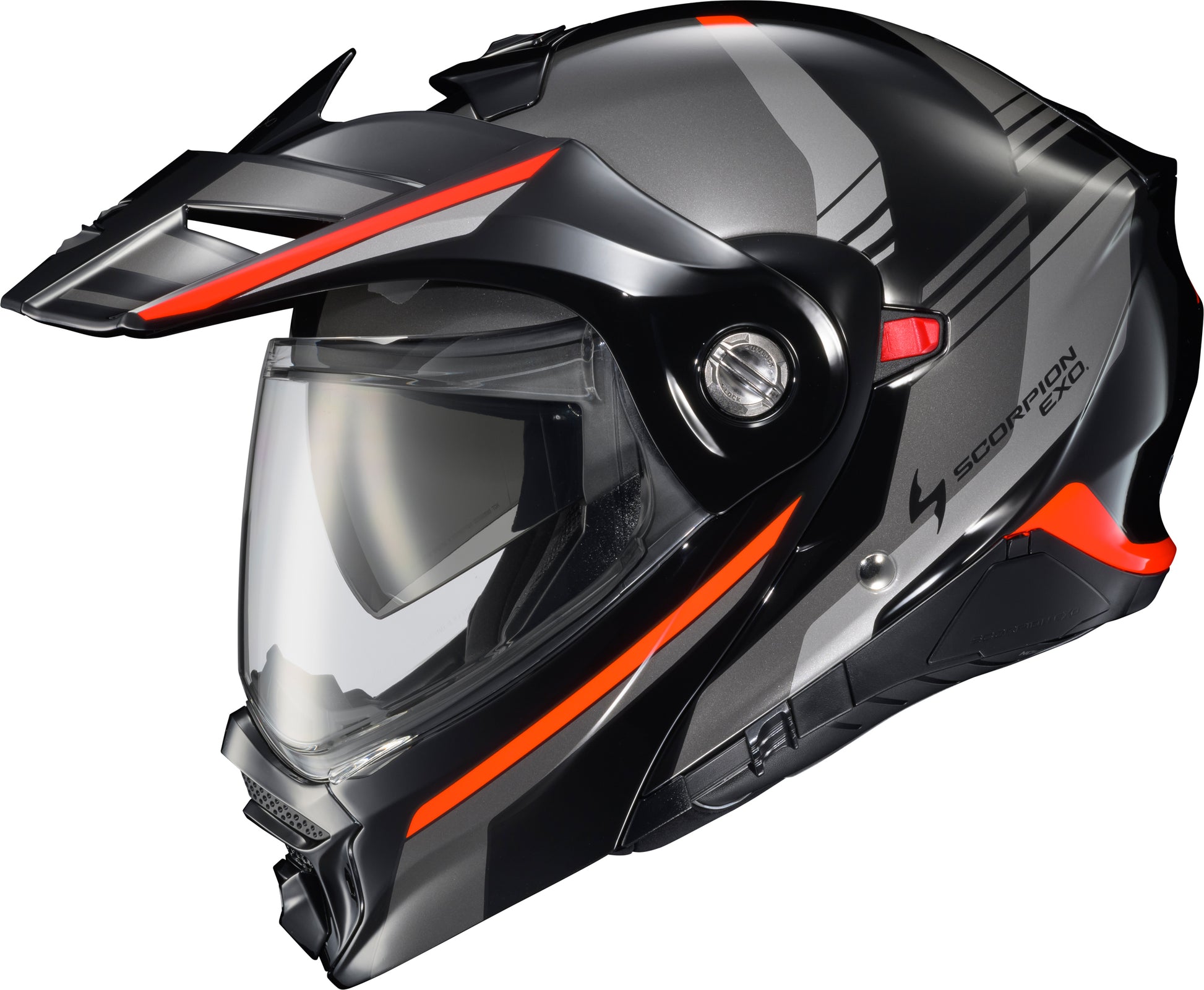 Exo At960 Modular Helmet Monk Black/Red Xl