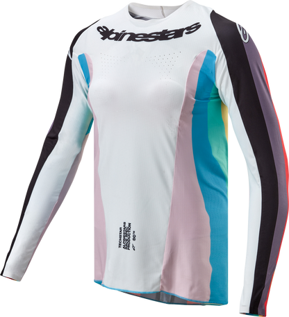 Alpinestars Women's Stella Techstar MX Jersey (Black/Mulitcolor) - XS