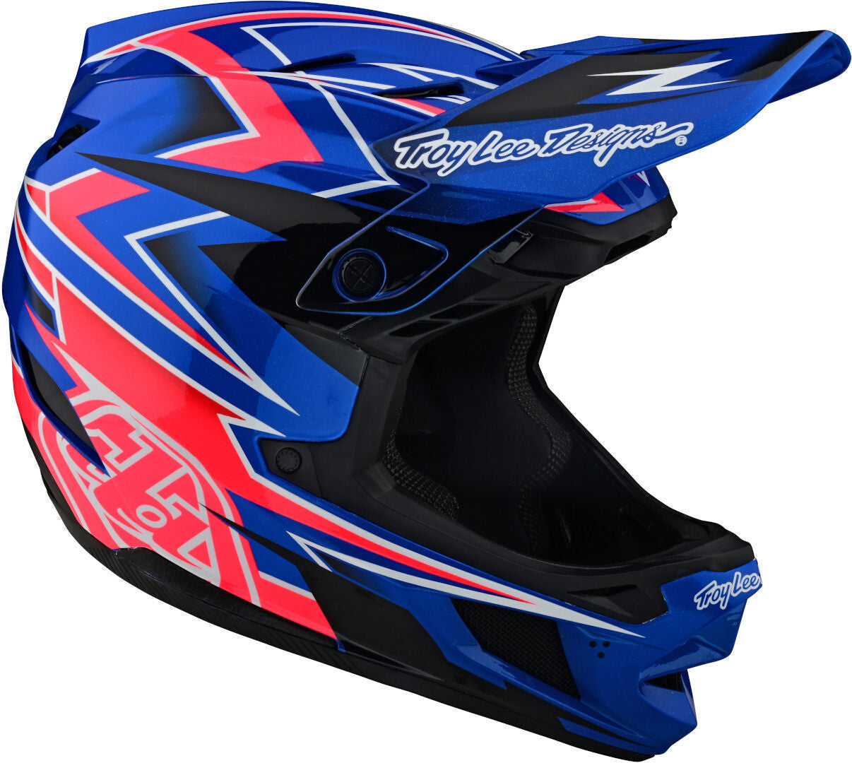 Troy Lee Designs D4 Composite Full Face Mountain Bike Helmet (Volt Blue)