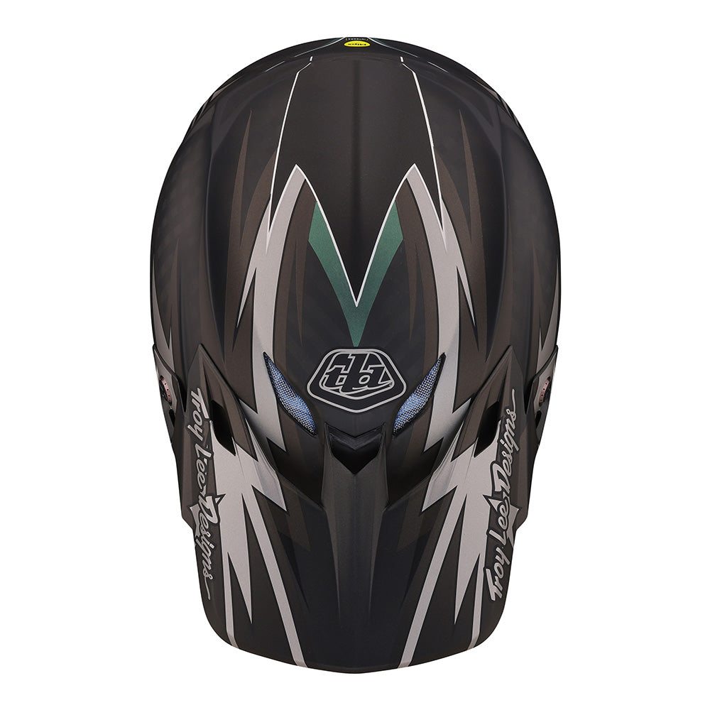 Troy Lee Designs Adult SE5 Carbon MX Helmet W/MIPS (Inferno Black, X-Small)