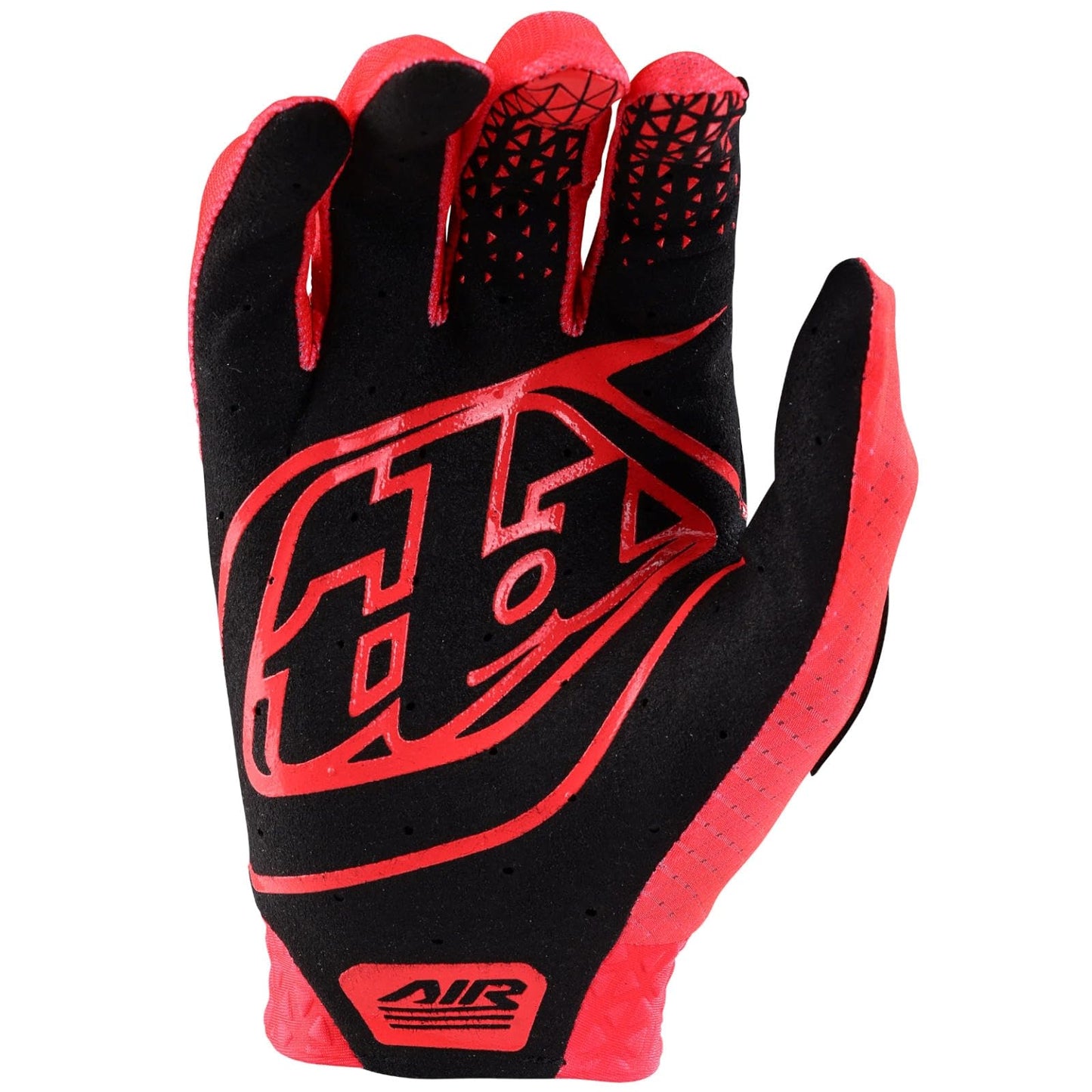 Troy Lee Designs Air Solid Mens MX Offroad Gloves (Glow Red) - Small