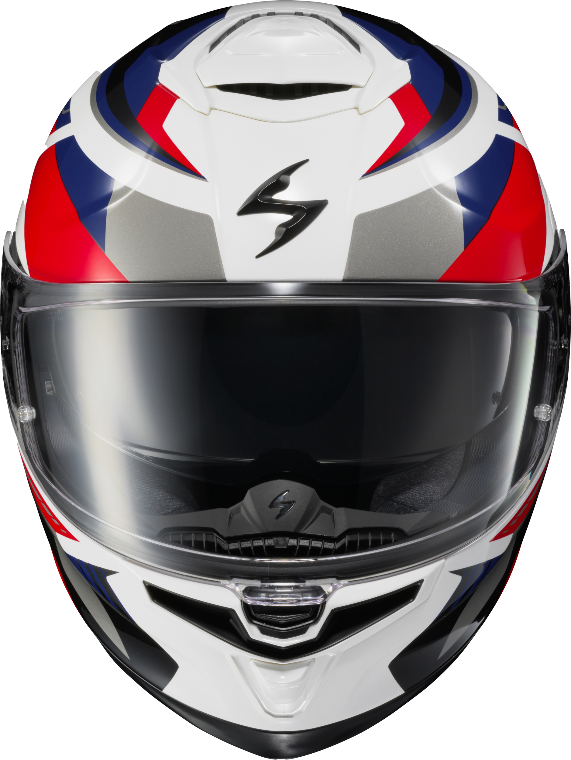 Scorpion EXO ECL-1103 Eclipse Full Face Helmet in Lunar White/Red/Blue - Small