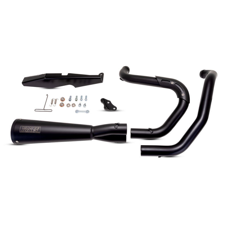 Vance & Hines 14-22 Sportsters Stainless 2-1 Upsweep Exhaust - Black (Part Number: vah47328)