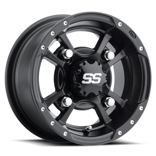 ITP SS 112 10x8 / 4x110 BP / 3+5 Offset Black Wheel