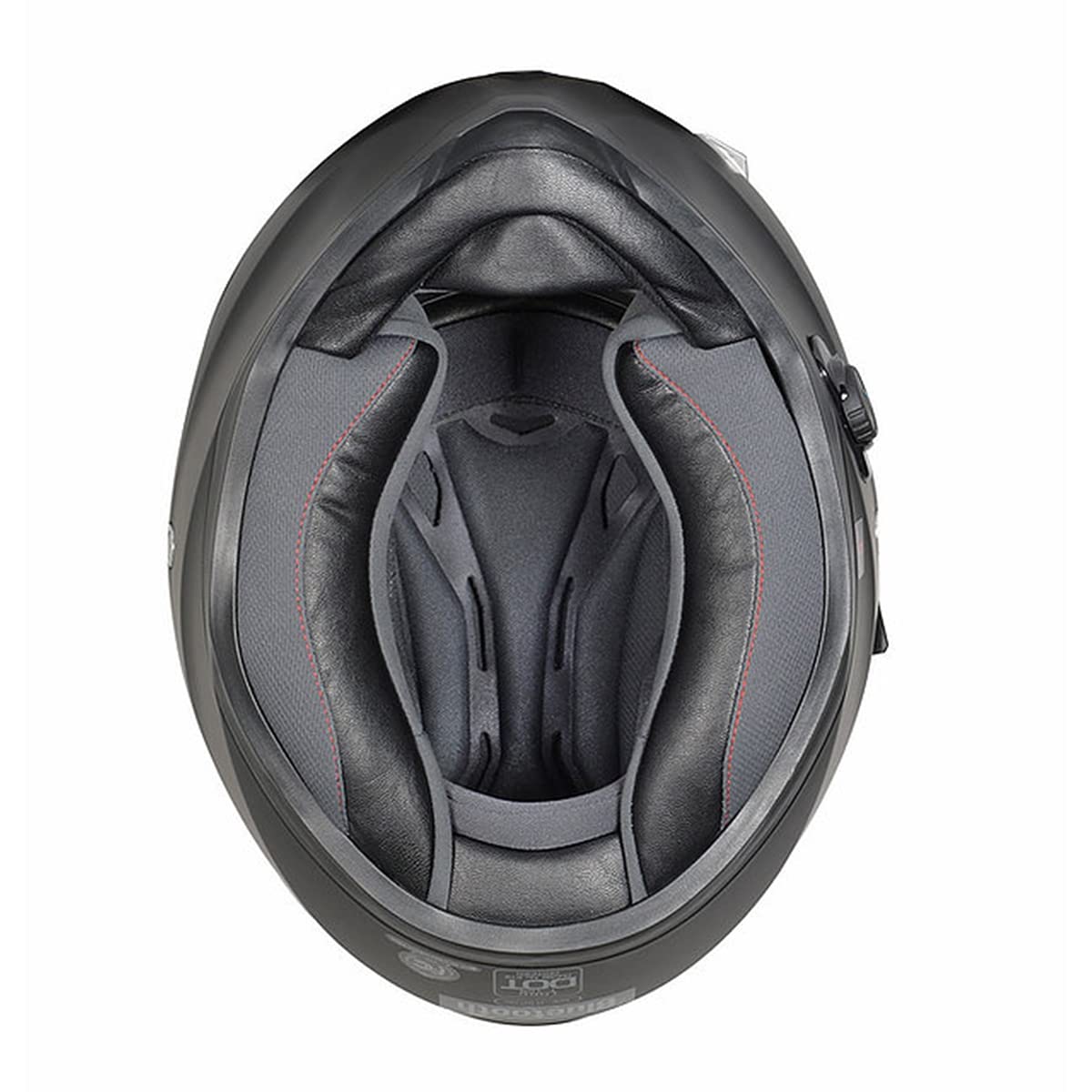 TORC T15B Bluetooth Integrated Motorcycle Helmet (Matte Black) - XL