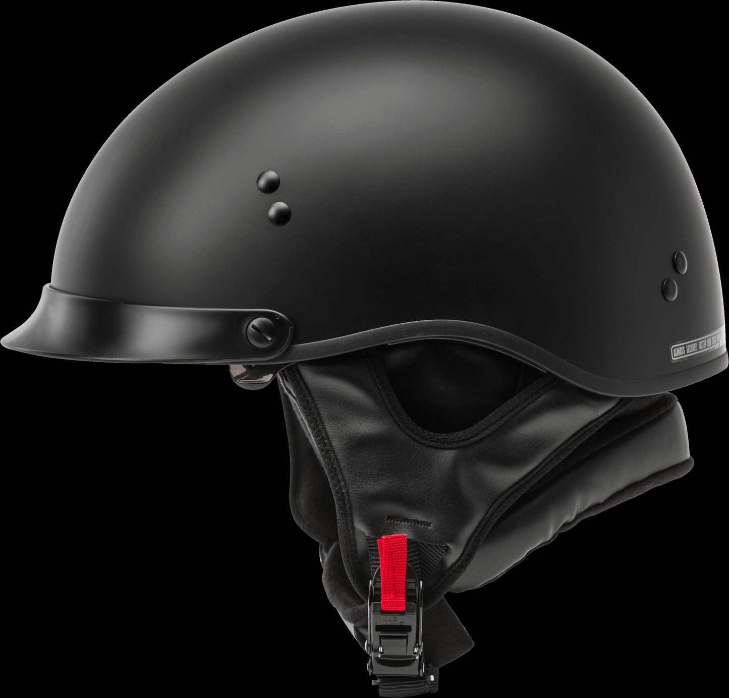 GMAX HH-65 Full Dressed Half Helmet (Matte Black) - XXL