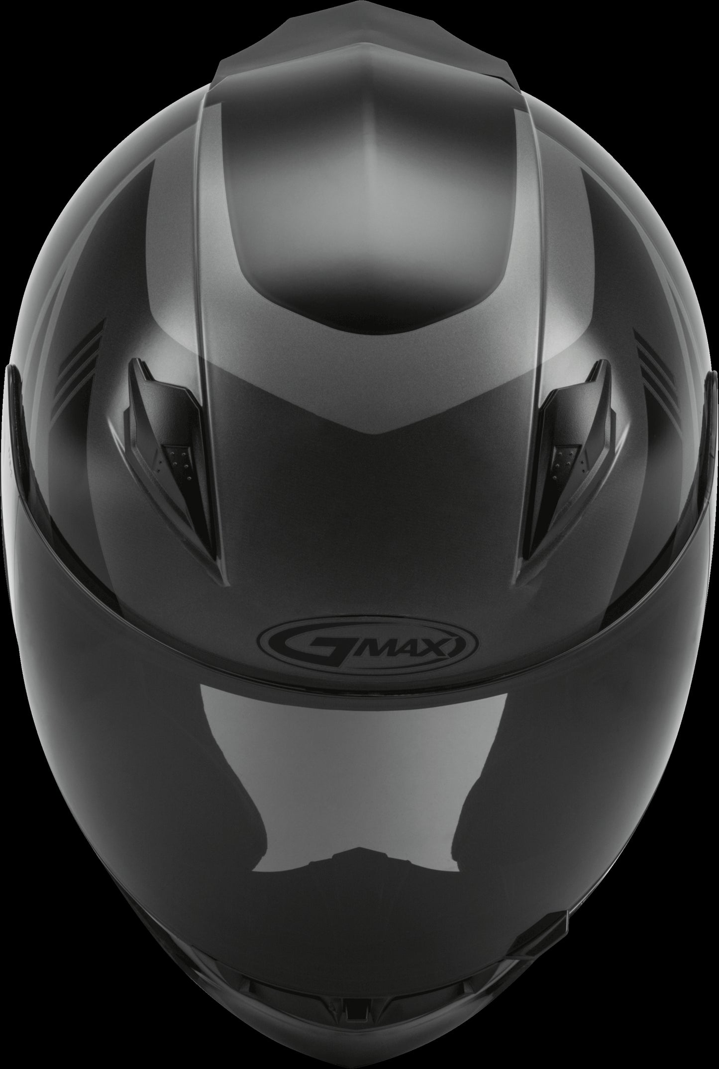 GMAX FF-49 Deflect Motorcycle Helmet (Black/Grey)