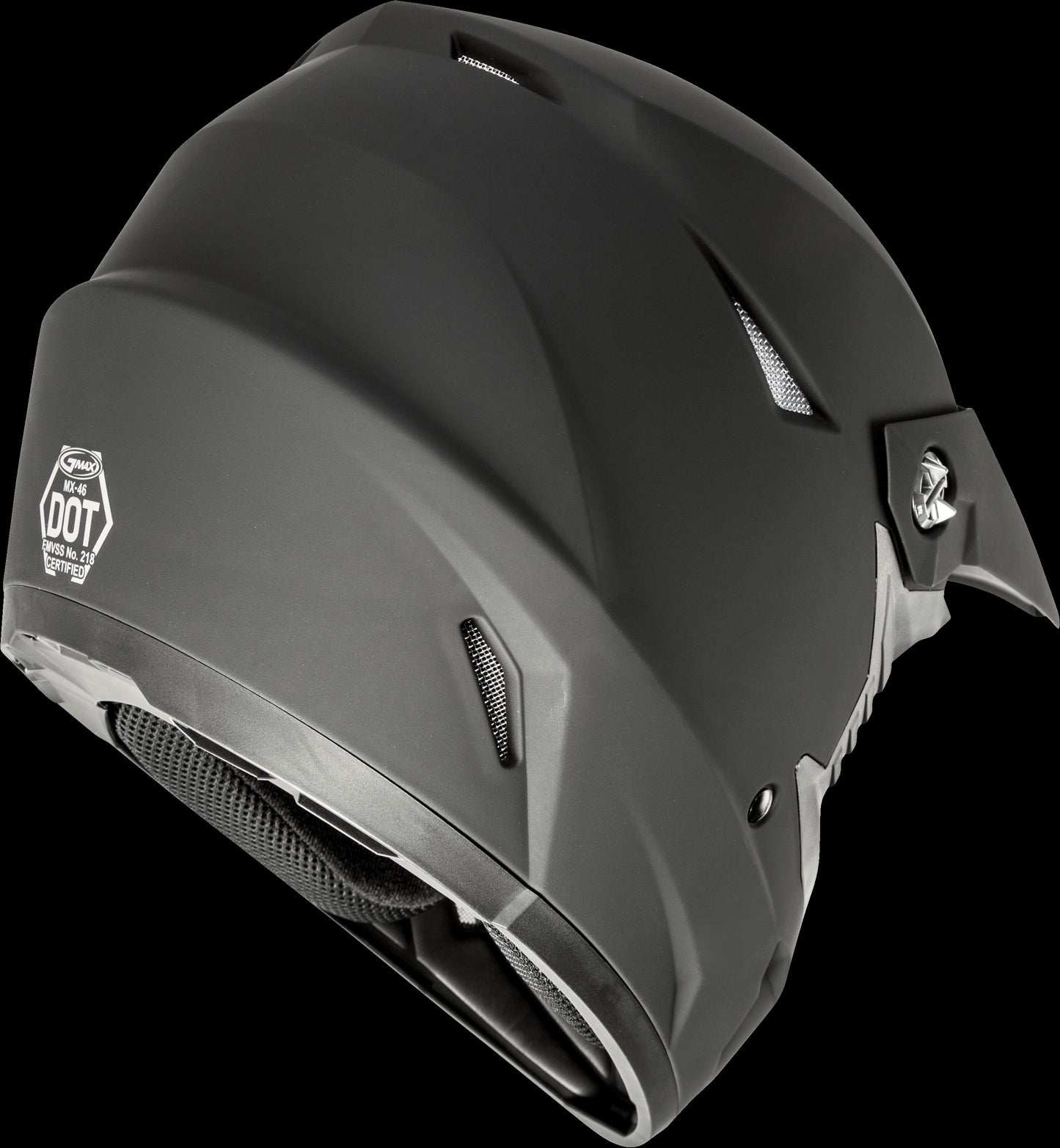 GMAX MX-46Y Youth MX Helmet (Matte Black)